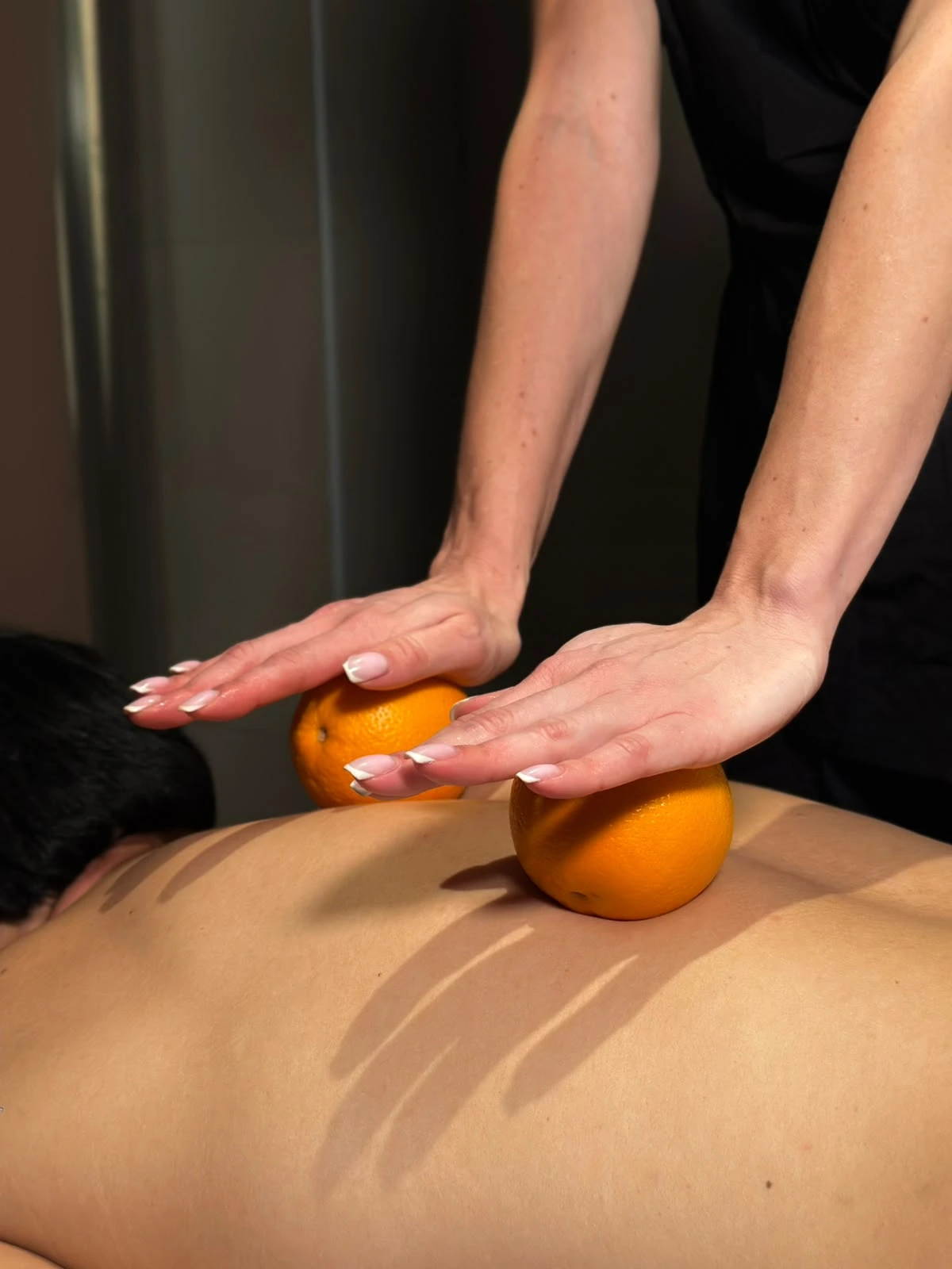 Hot orange massage
